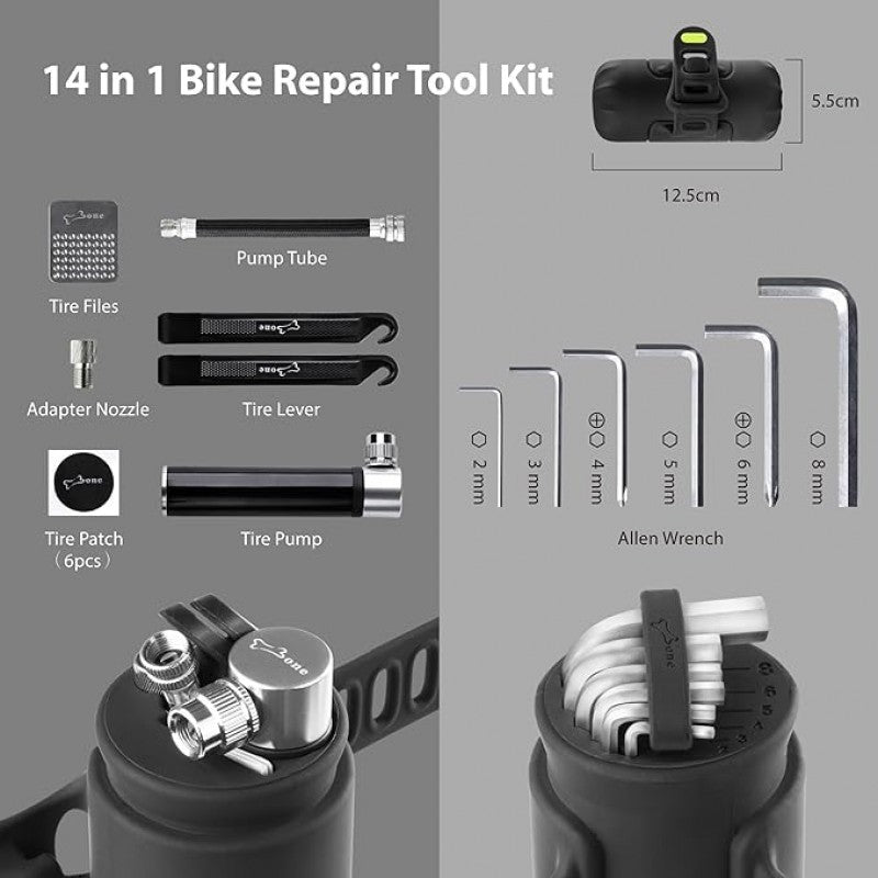 Kit de Reparación Portátil para Bicicleta